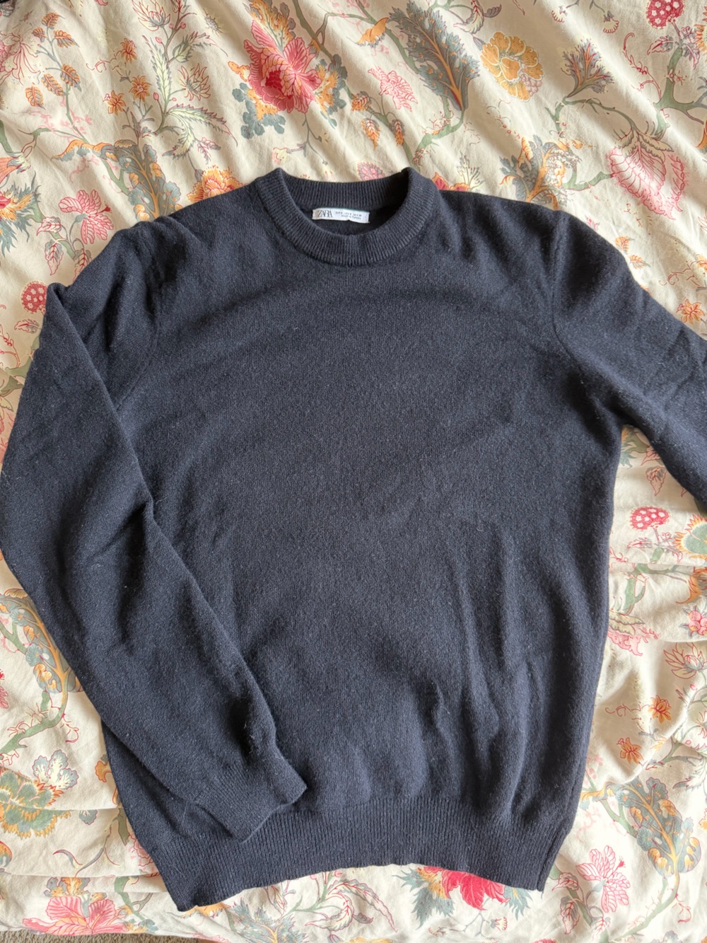Classic wool navy Crewneck men’s Sweater